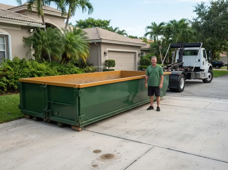 15-Yard Dumpster Rental in Miam, FL