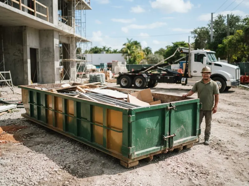 Commercial Construction Roll-Off Management in Miam, FL